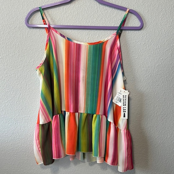 Design Lab Lord & Taylor Tops - NWT, Design Lab - Lord and Taylor  - Rainbow Colors